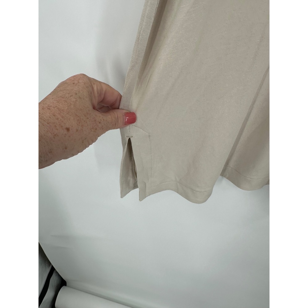 J. Jill Tunic Top Womens M Stretchy Basic Casual Essential Neutral Minimalist - Picture 9 of 9